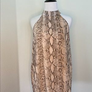 High neck halter top